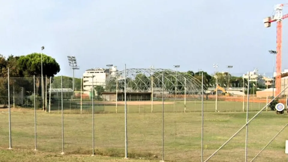 ciò che rimane della struttura