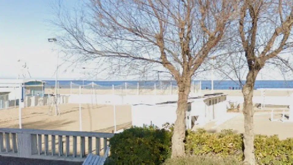 la spiaggia di Rimini