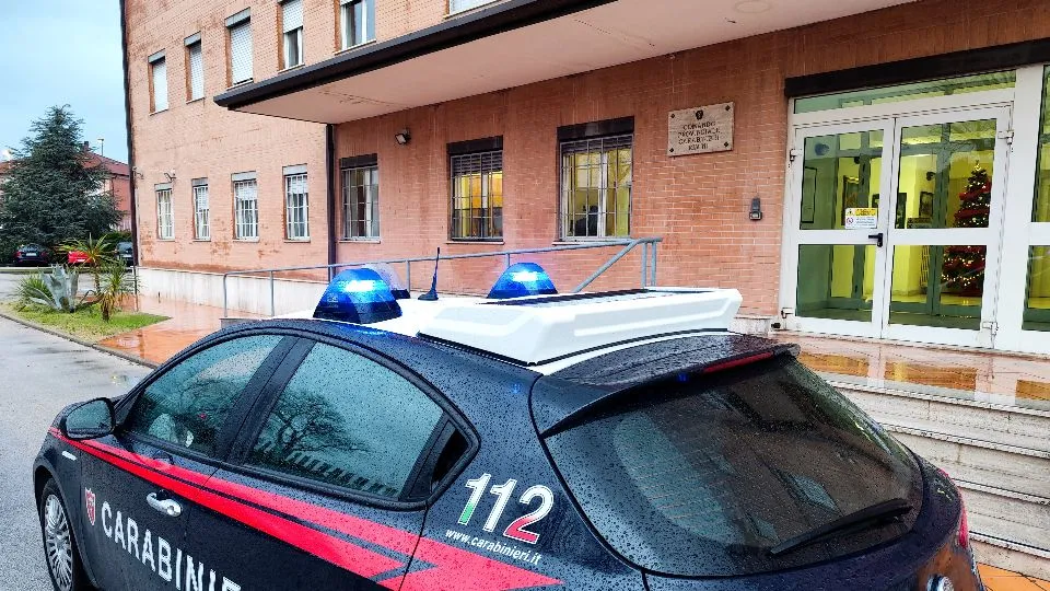 la caserma dei carabinieri di Rimini