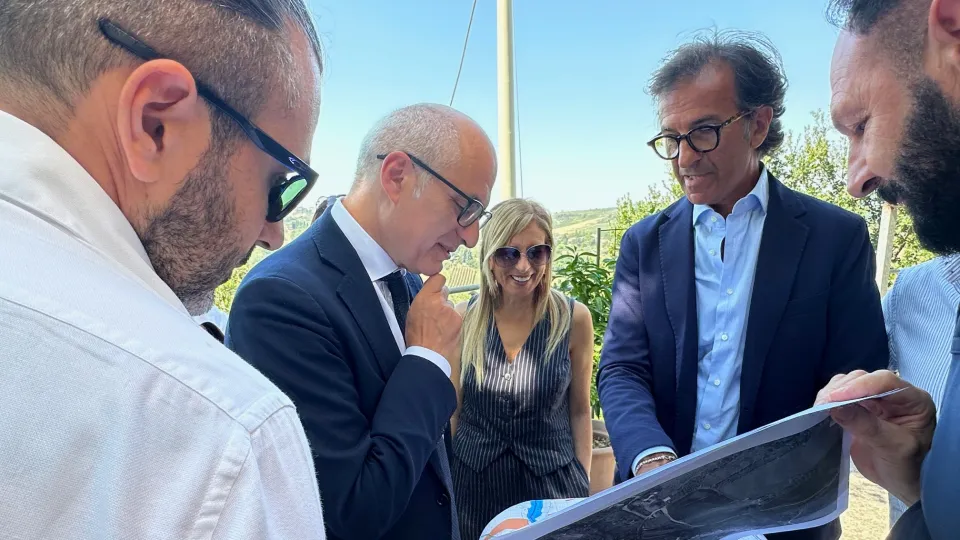 Curcio in visita a Coriano e Cavallino