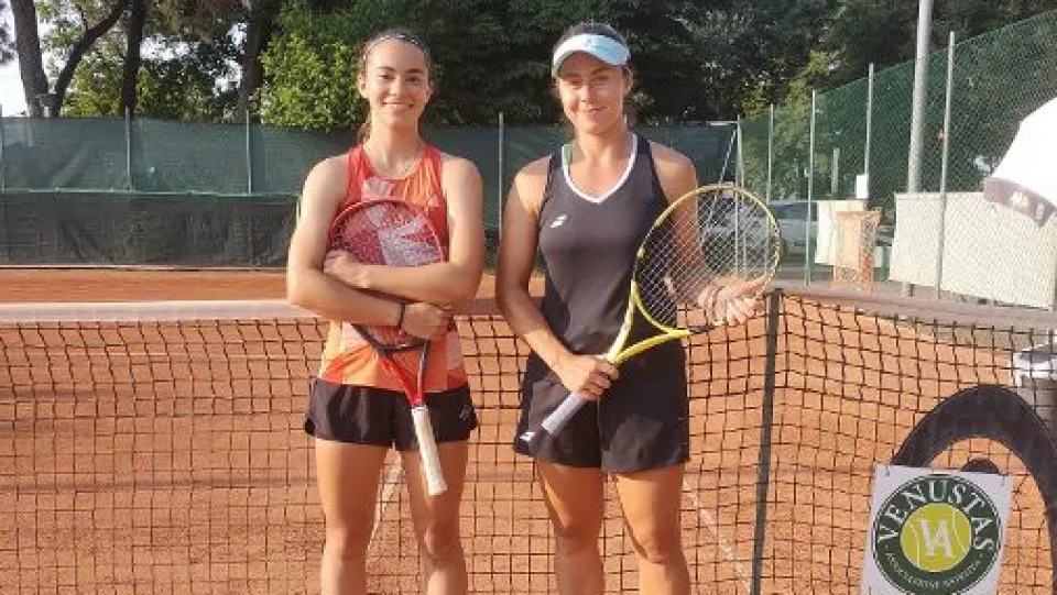 Da sinistra Alice Rossi ed Anastasia Grymalska