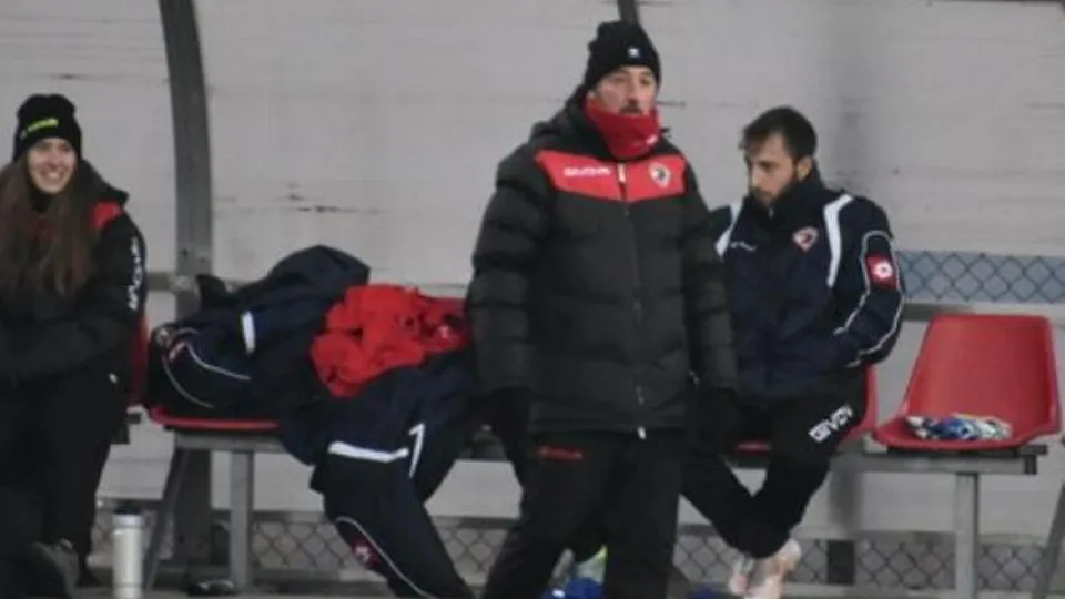 Mister Tognacci in panchina
