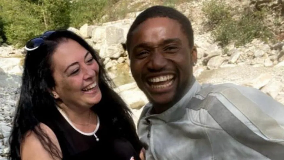 Manuela Bianchi e Louis Dassilva in una vecchia foto felici insieme