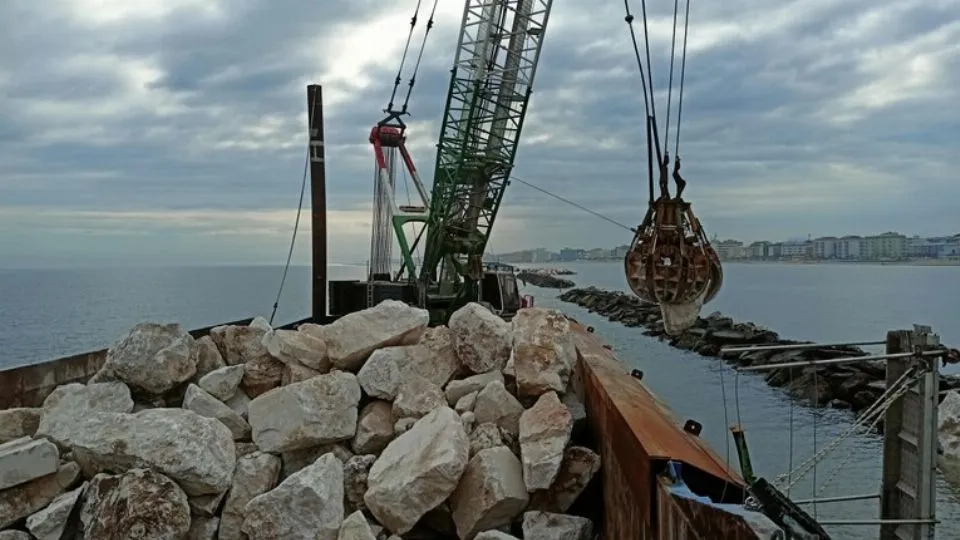 la profilatura delle scogliere
