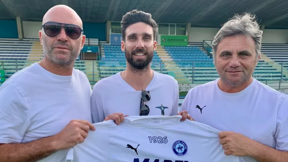 Fabio Sottile tra Omar Lepri e Roberto Carnevali