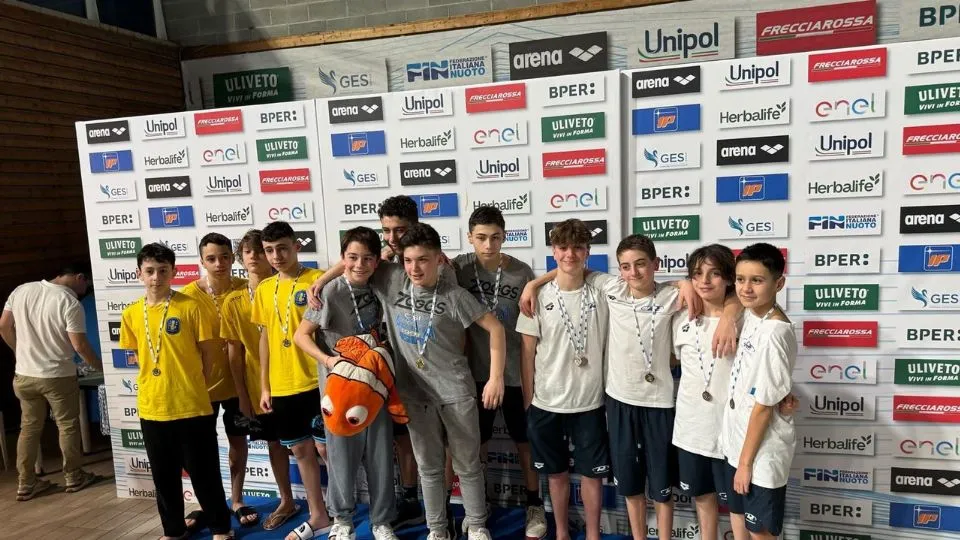 La staffetta sul podio