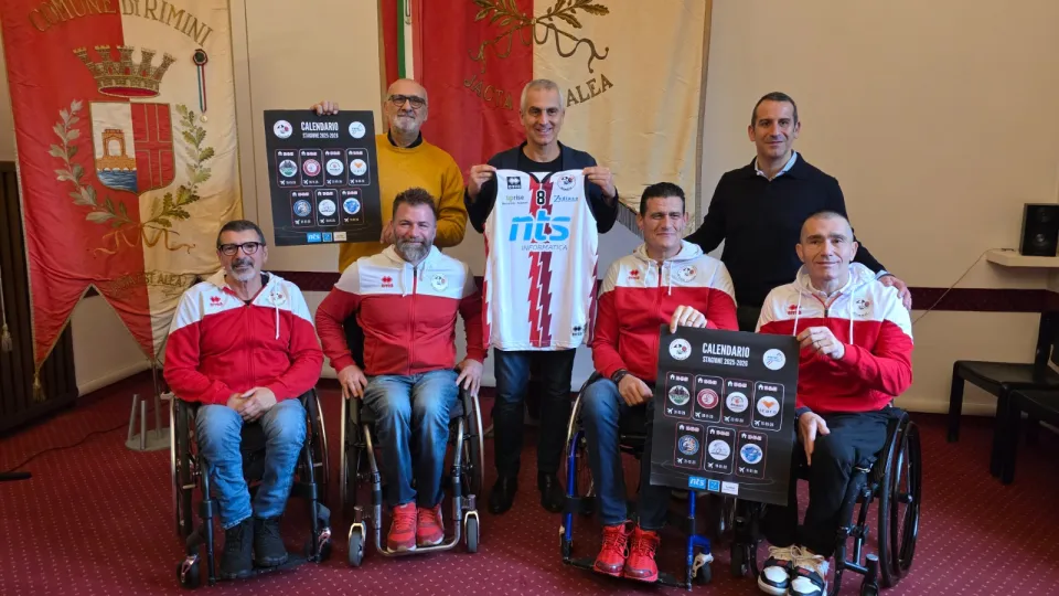 Foto al termine della conferenza stampa di presentazione della stagione 2025/'26