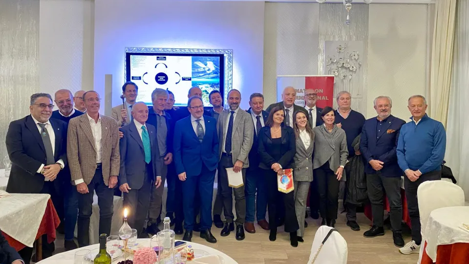 Foto di gruppo a fine serata