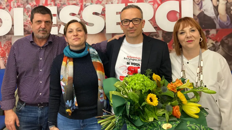 foto di gruppo dopo l'elezione
