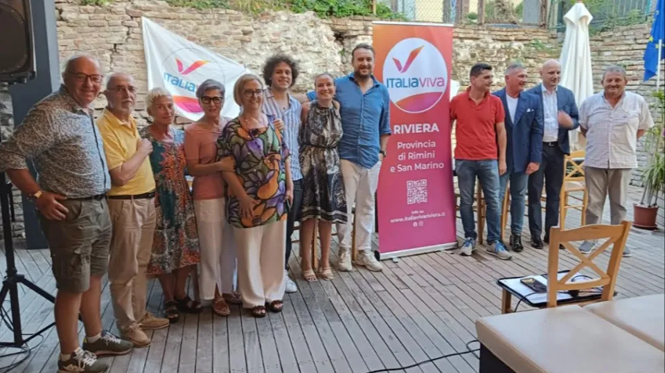 foto di gruppo Italia Viva