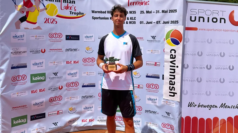 Francesco Forti conquista il titolo nel torneo ITF di Klagenfurt