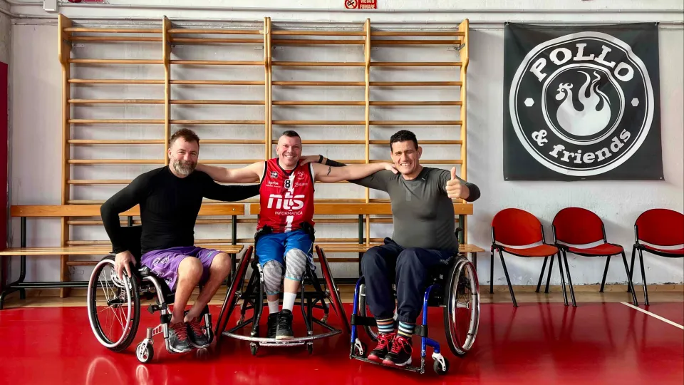 Galliano Marchionni insieme a Mirco Acquarelli e Stefano Martinini