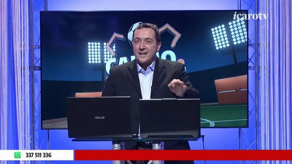 Roberto Bonfantini, conduttore di Calcio.Basket