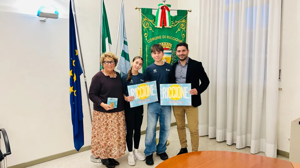 Gigliola Mattei, Annamaria Pagnotta, Ludovico Costanzo e l'assessore Simone Imola