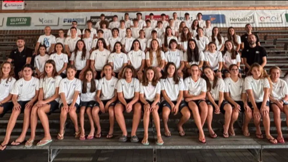 Gli atleti della Polisportiva Riccione