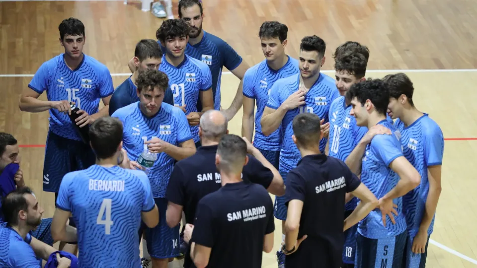 I giocatori della Nazionale sammarinese