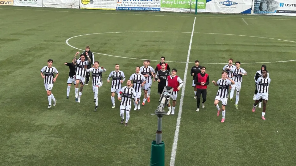 I giocatori della Sampierana festeggiano