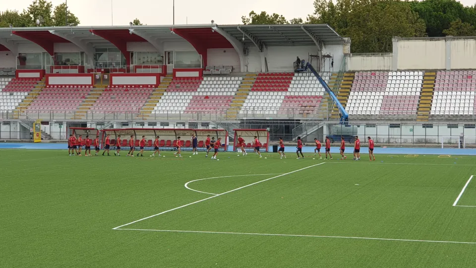 I giocatori in campo