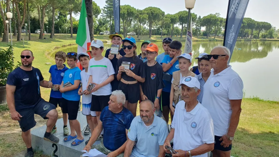 I giovani sammarinesi al lago Pascoli di Rimini