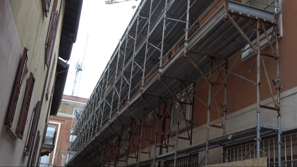 i lavori alla sede (@newsrimini)