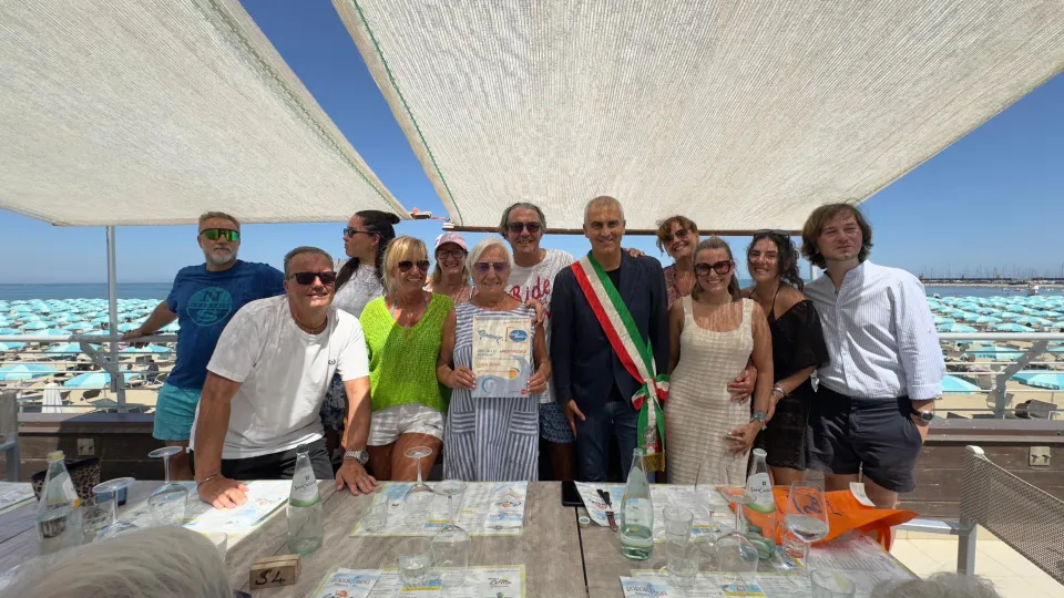 i premiati con il sindaco