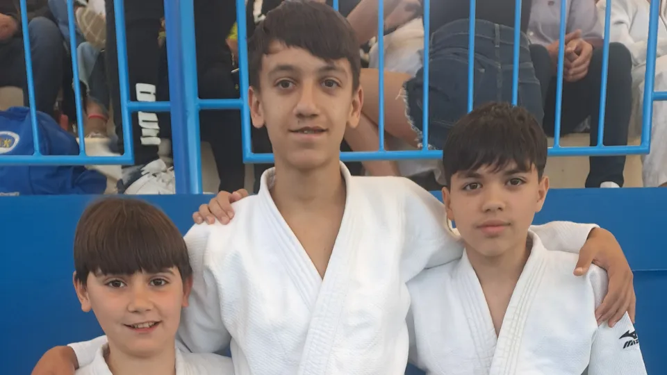 I tre atleti Esordienti della Scuola Judo Rimini al Trofeo delle Vigne