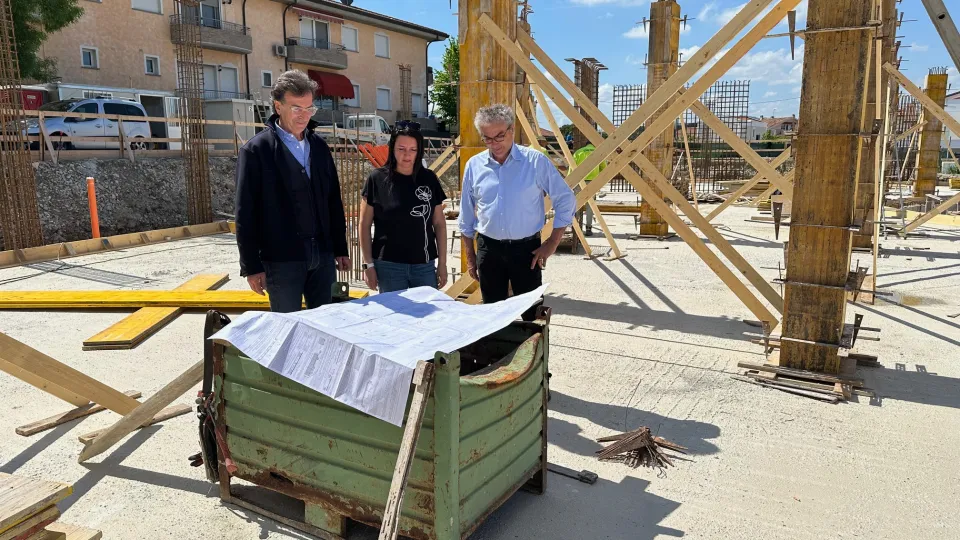 il cantiere dell'asilo nido