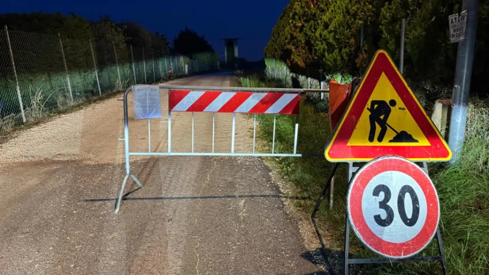 il cantiere di via degli Ulivi