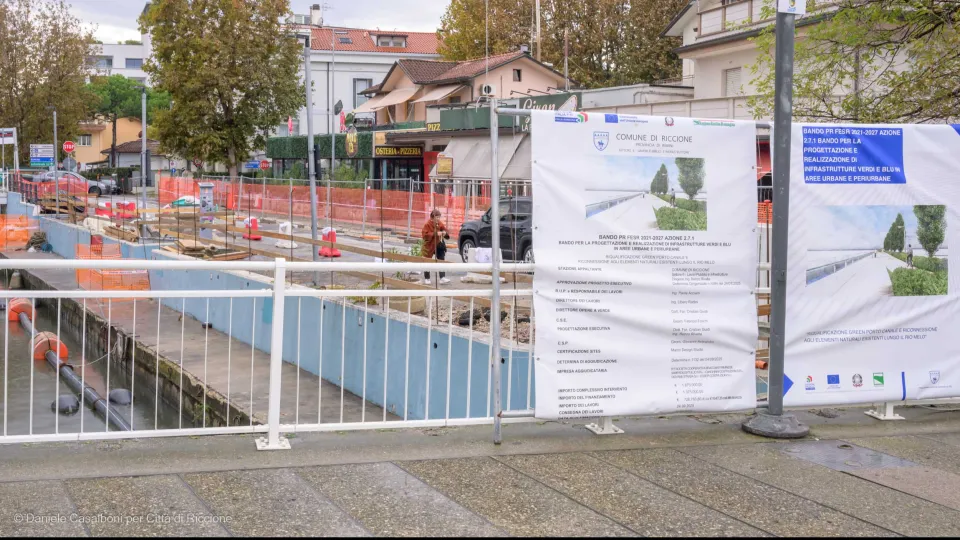 il cantiere di viale Bellini