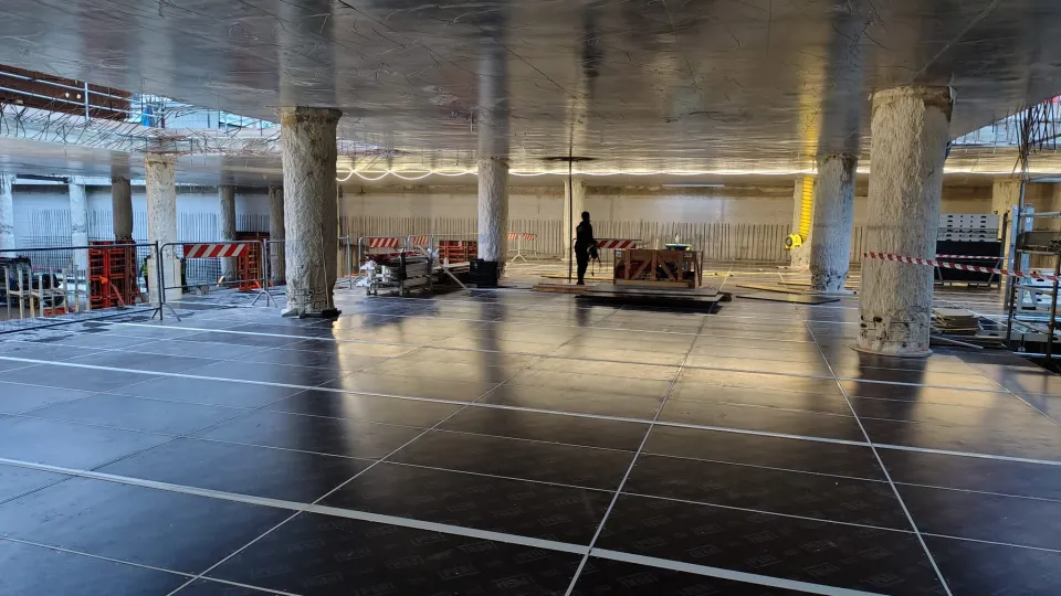 il cantiere sotterraneo Marvelli