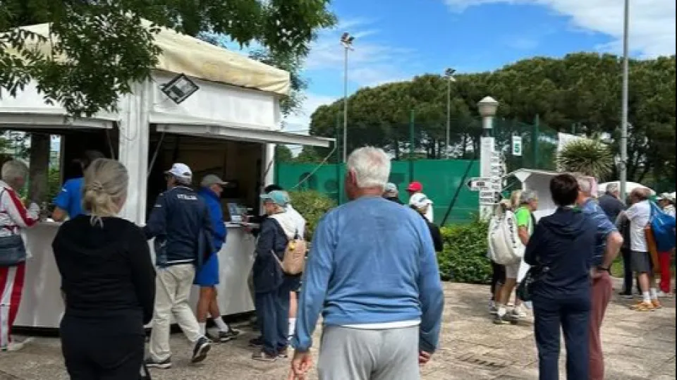 Il Circolo Tennis Cervia durante il torneo