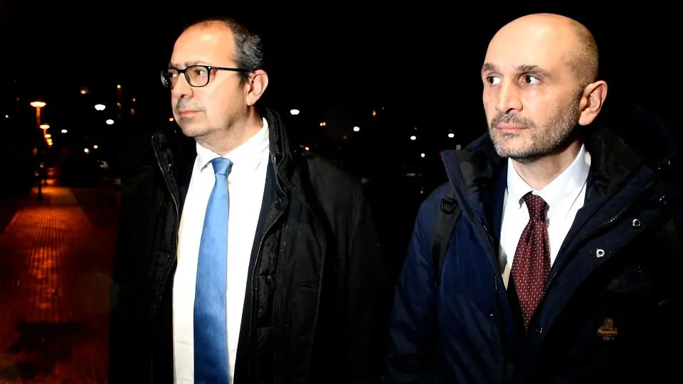 Gli avvocati di Dassilva, da sx Riario Fabbri e Andrea Guidi (Newsrimini)