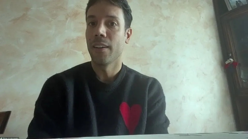 Il DT di RBR, Alessandro Bolognesi, in collegamento con Calcio.Basket