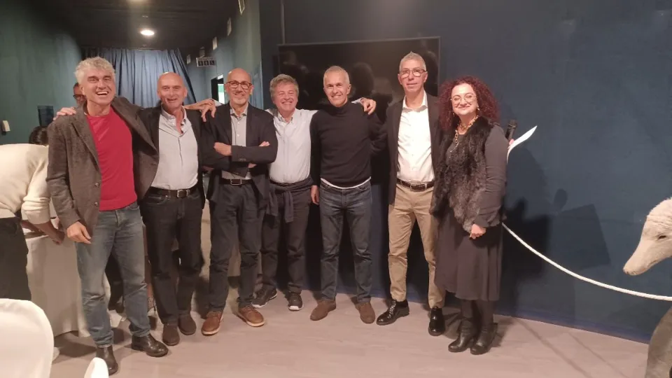 Il gruppo dei dirigenti del Tennis Club Riccione