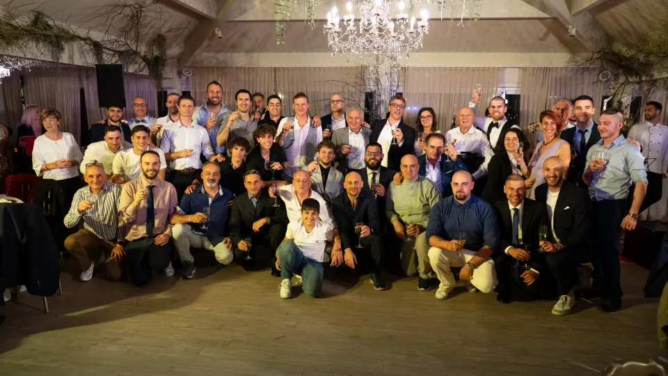 Il gruppo di lavoro della Rossi Oleodinamica di Riccione