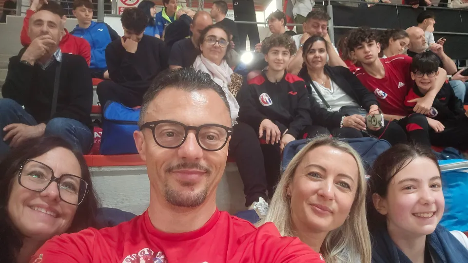 Il maestro Davide Berti e i suoi allievi ad Ancona