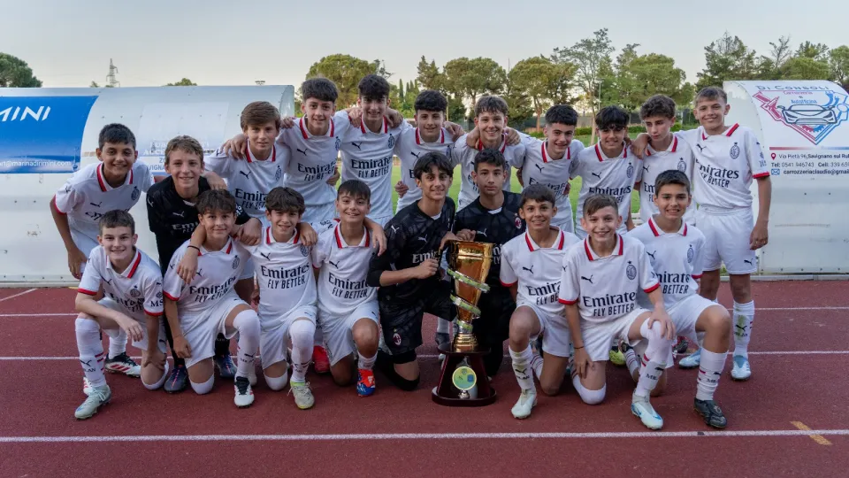 Il Milan, primo classificato