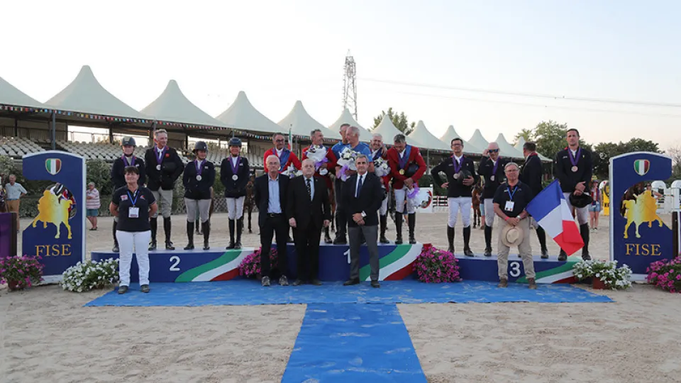 Il podio dell'Europeo 2024 (Photo M. Proli)