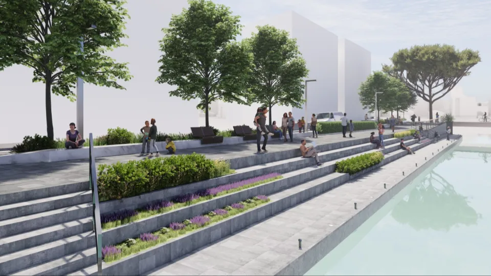 il progetto del nuovo viale Parini a Riccione