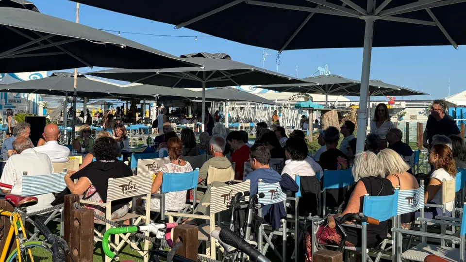 il pubblico alla presentazione di 