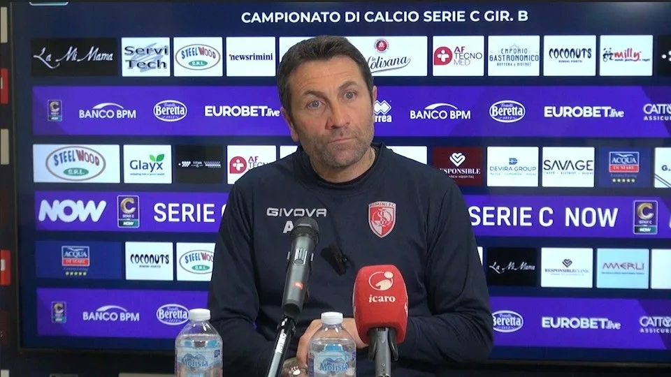 Antonio Buscè, allenatore del Rimini F.C.
