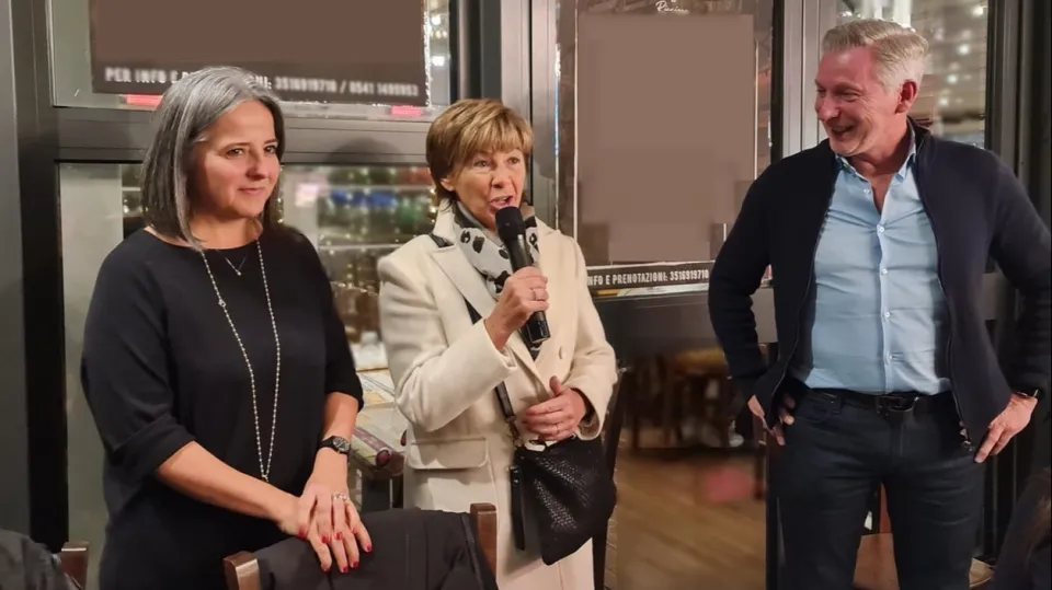 Il saluto della sindaca di Riccione, Daniela Angelini