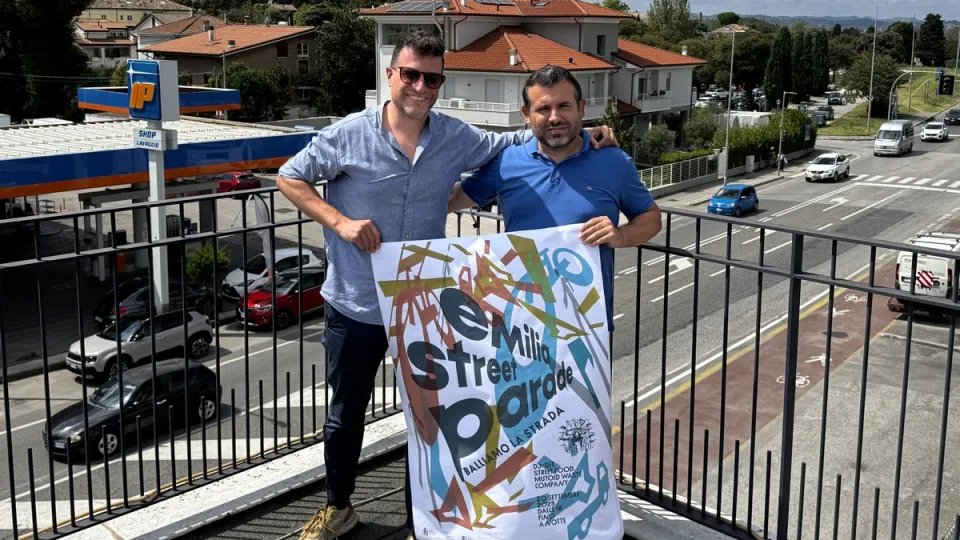 Il sindaco Sacchetti e Alex Bertozzi