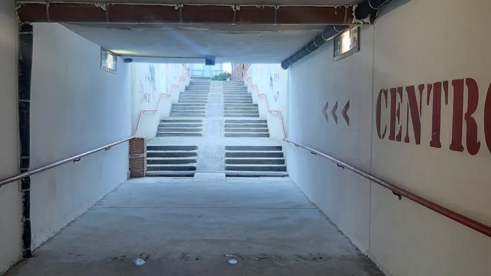 il sottopasso Grattacielo