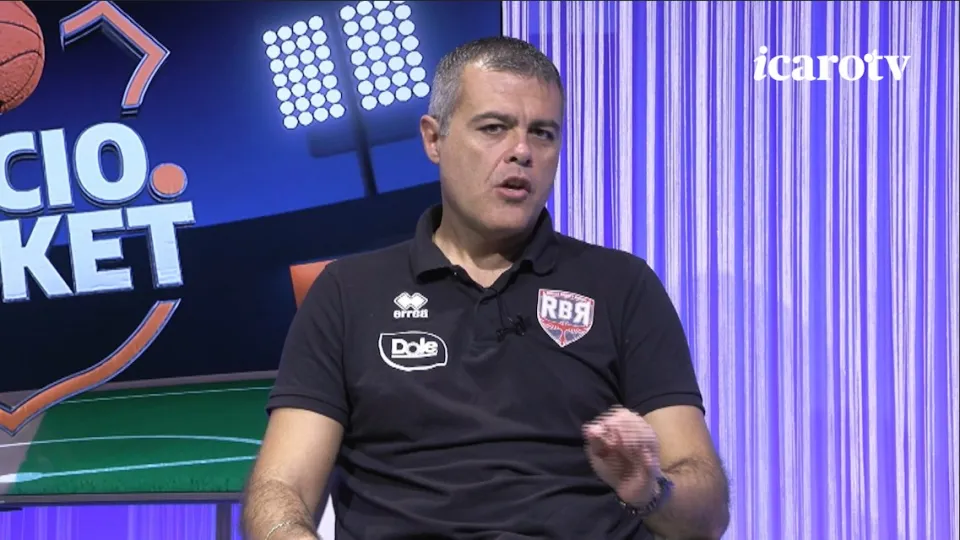 Il viceallenatore della Dole Rimini, Sergio Luise, ospite a Calcio.Basket