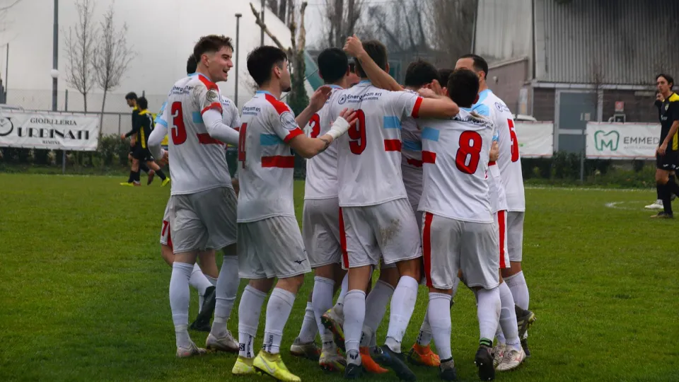 Il Victoria festeggia un gol