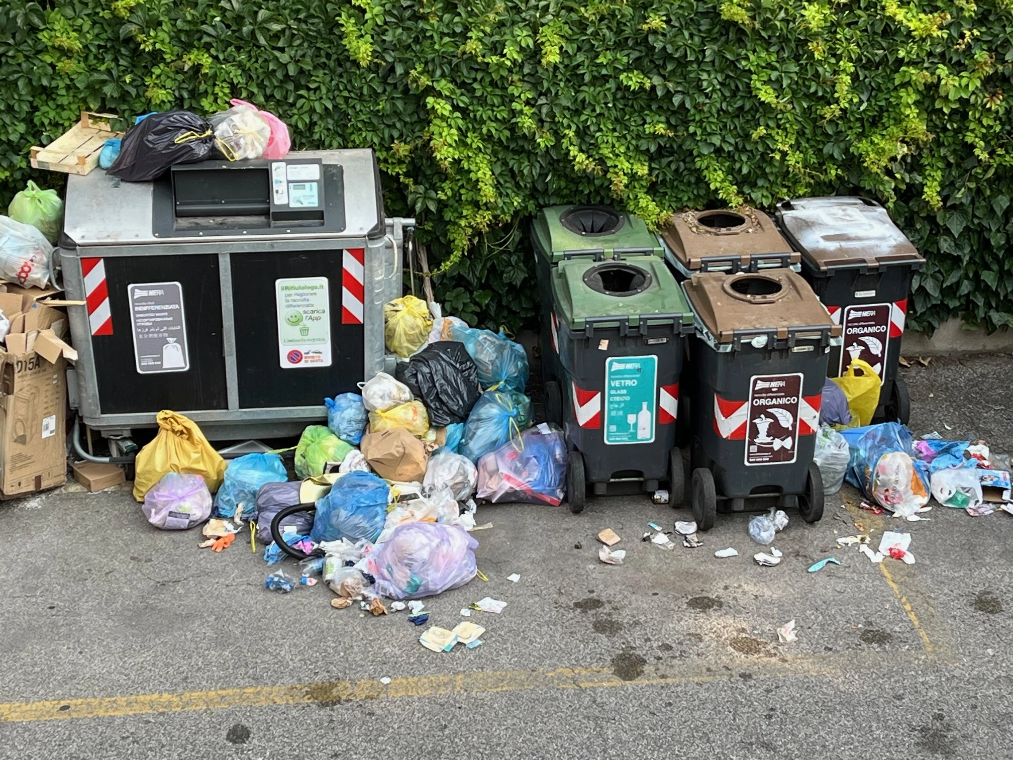 la situazione in via Zanotti a Rimini