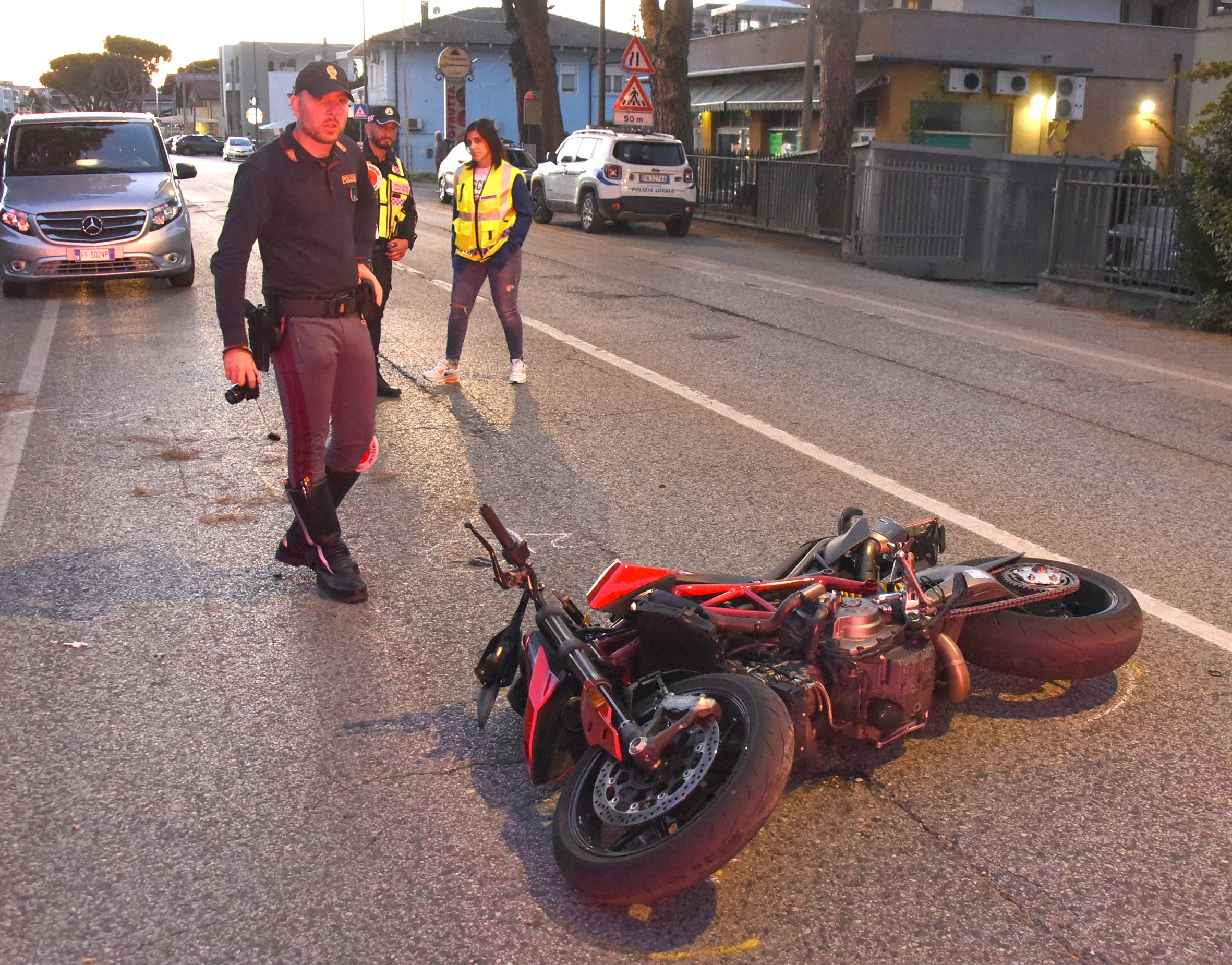 Incidente mortale sulla SS16 in zona Fontanelle a Riccione