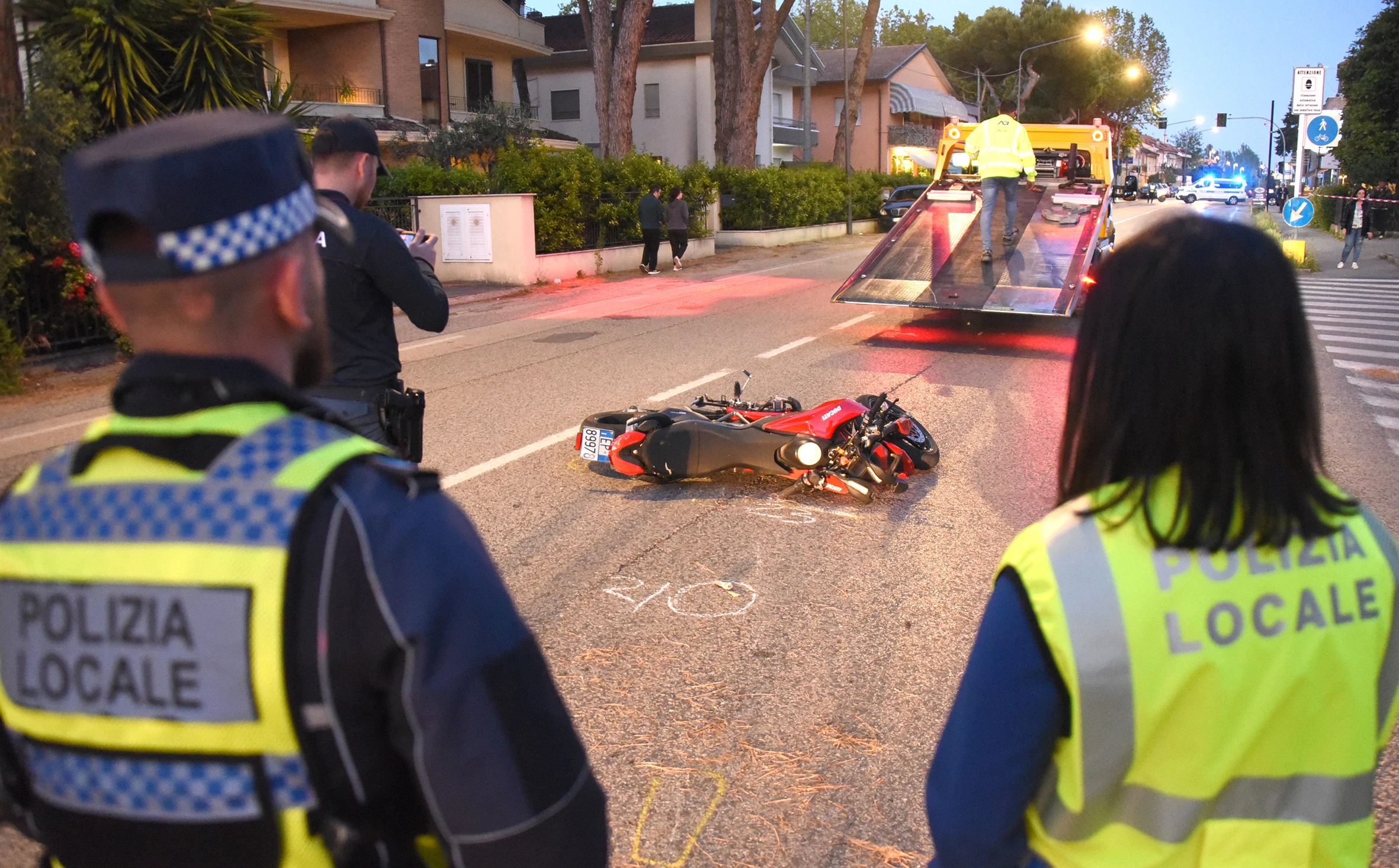 Incidente mortale sulla SS16 in zona Fontanelle a Riccione