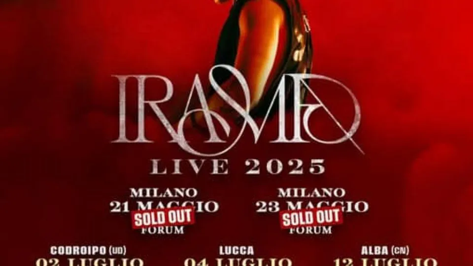il calendario del tour di Irama